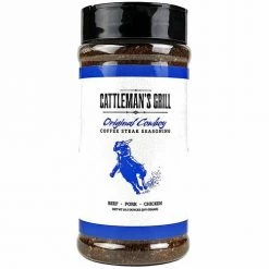 Delano Cattleman's Grill Original Cowboy Coffee Steak Seasoning 10 Oz. BBQ Sauces, Marinades, Condiments & Seasonings