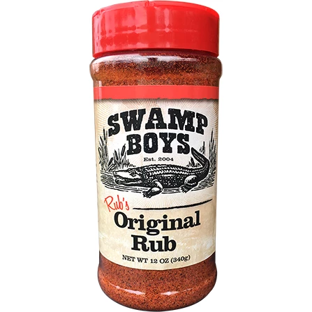 Swamp Boys BBQ Rub 12 Oz - Premium BBQ Seasoning & Rub for Grilling, Smoking, and Roasting 1 BBQ Sauces, Marinades, Condiments & Seasonings Swamp Boys BBQ Rub 12 Oz.