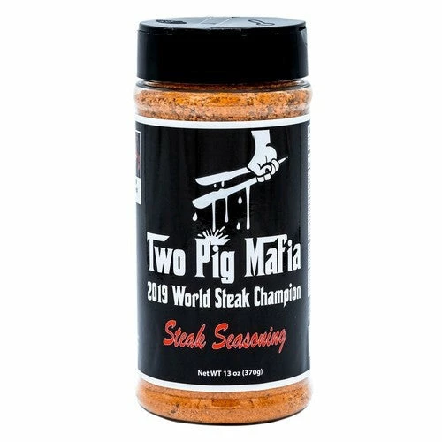 Suckle Busters Two Pig Steak Seasoning 13 Oz - Premium BBQ Rub for Grilling, Smoking, and Marinating 1 Suckle Busters Two Pig Steak Seasoning 13 Oz. BBQ Sauces, Marinades, Condiments & Seasonings