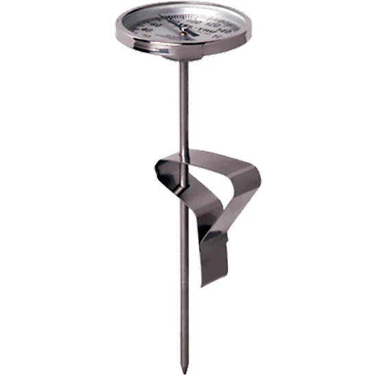 Tel-Tru LT225R Replacement Thermometer, 3-1/2" Stem for BBQ & Cooking | Accurate Temperature Measurement 1 Salts Tel-Tru Replacement Thermometer LT225R, 3-1/2" Stem