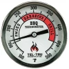Tel-Tru BQ300 Thermometer, 3" Aluminum Dial, 2.5" Stem Salts