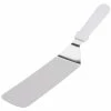 Webstaurant 8 1/2" X 3" Solid Turner With Round Blade And White Plastic Handle Salts