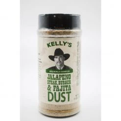 4 Legs Up Kelly's Jalapeno Steak, Burger & Fajita Dust 11 Oz. BBQ Sauces, Marinades, Condiments & Seasonings