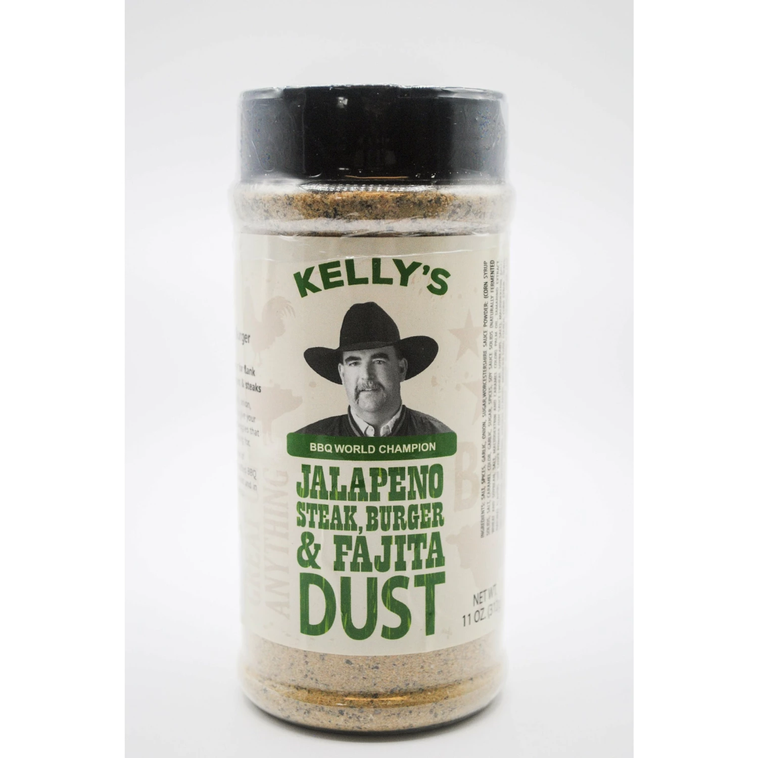4 Legs Up Kelly's Jalapeno Steak, Burger & Fajita Dust 11 Oz. - Premium BBQ Seasoning & Rub 1 4 Legs Up Kelly's Jalapeno Steak, Burger & Fajita Dust 11 Oz. BBQ Sauces, Marinades, Condiments & Seasonings