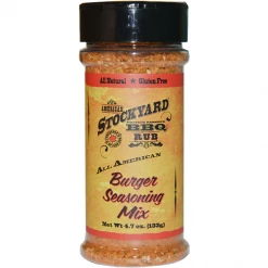 Spicin' Foods American Stockyard Burger Seasoning 4.7 Oz. BBQ Sauces, Marinades, Condiments & Seasonings