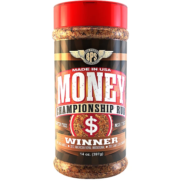 Big Poppa Smokers Money 14 Oz BBQ Rub - Premium Seasoning for Grilling, Smoking, and Roasting 1 Big Poppa Smokers Money 14 Oz.