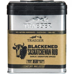 BBQ Sauces, Marinades, Condiments & Seasonings Traeger Blackened Saskatchewan Rub 8 Oz.
