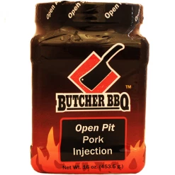 BBQ Sauces, Marinades, Condiments & Seasonings Butcher BBQ Open Pit Pork Injection 1 Lb.
