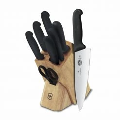 Victorinox 8-Piece Block Set With Fibrox Handles Salts