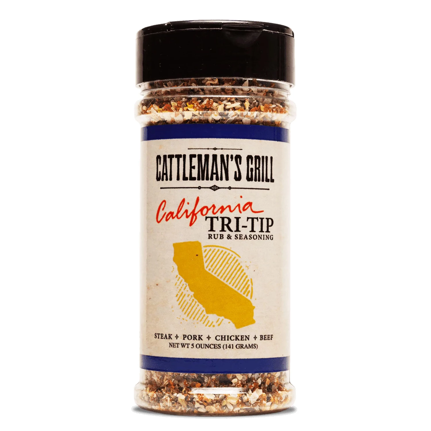 Delano Cattleman's Grill California Tri-Tip Seasoning - 10 Oz | Premium BBQ Rub for Steak, Beef & More 1 Delano BBQ Sauces, Marinades, Condiments & Seasonings Cattleman's Grill California Tri-Tip Seasoning 10 Oz.