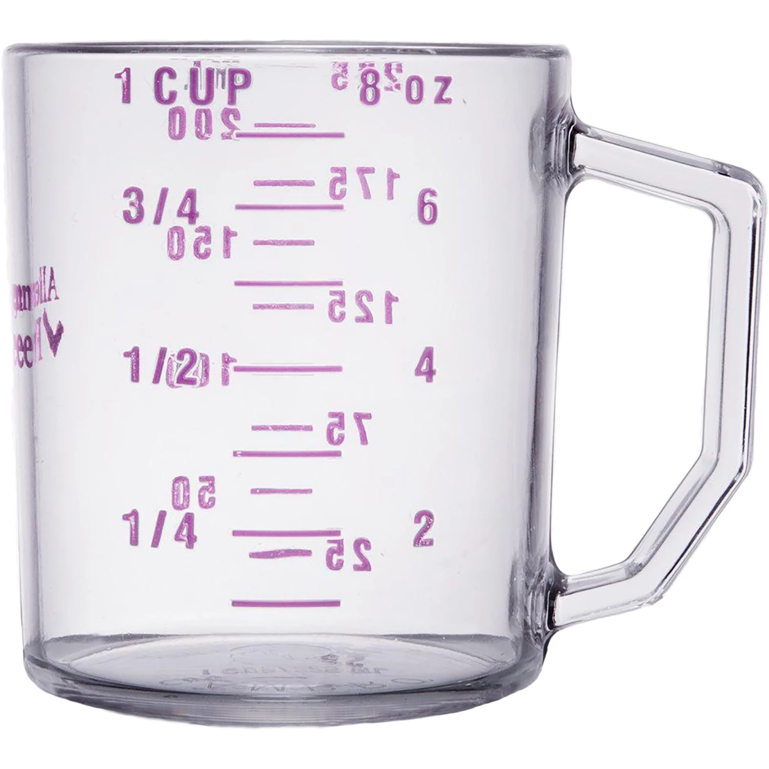 Webstaurant Salts Cambro 8 Oz. Measuring Cup - Durable & Precise for BBQ Seasonings, Marinades, and Cooking 1 Webstaurant Salts Cambro 8 Oz. Measuring Cup