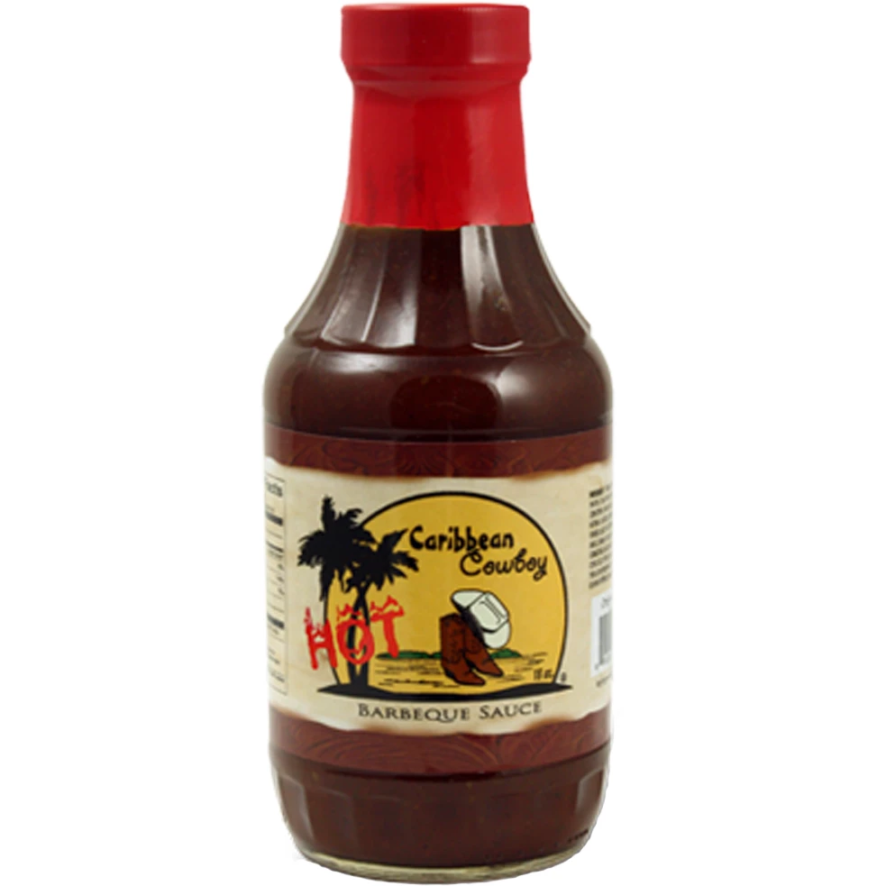 Paris Bros Caribbean Cowboy Not Too Hot Barbeque Sauce 18 Oz - Bold Flavor BBQ Sauce for Grilling & Marinades 1 Paris Bros BBQ Sauces, Marinades, Condiments & Seasonings Caribbean Cowboy Not Too Hot Barbeque Sauce 18 Oz.