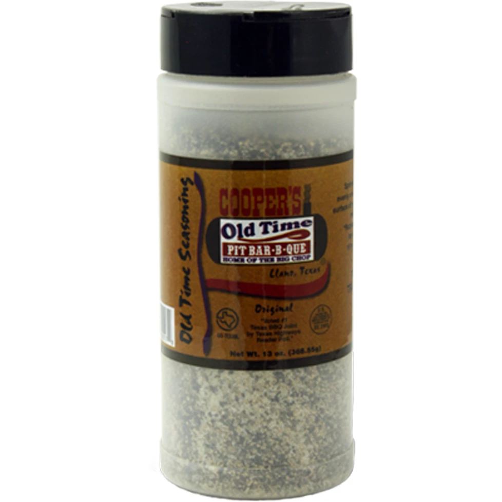 Cooper's Old Time Seasoning Original 10 Oz - BBQ Rubs & Seasonings for Grilling, Smoking, and Cooking 1 BBQ Sauces, Marinades, Condiments & Seasonings Cooper's Old Time Seasoning Original 10 Oz.