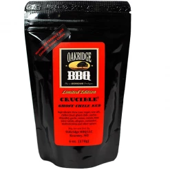 BBQ Sauces, Marinades, Condiments & Seasonings Oakridge BBQ Crucible Ghost Chile Rub 6 Oz.