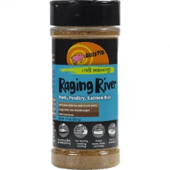 BBQ Sauces, Marinades, Condiments & Seasonings Dizzy Pig Raging River Poultry/Pork/Salmon Rub 7.9 Oz.