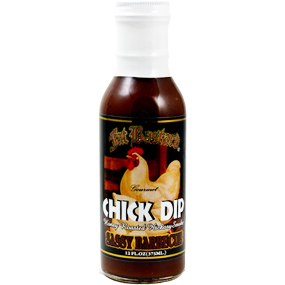 Fat Bastard Chick Dip Sassy Barbecue Sauce 12 Oz - Bold & Flavorful BBQ Sauce for Grilling, Dipping, and Marinades 1 Fat Bastard Chick Dip Sassy Barbecue Sauce 12 Oz.