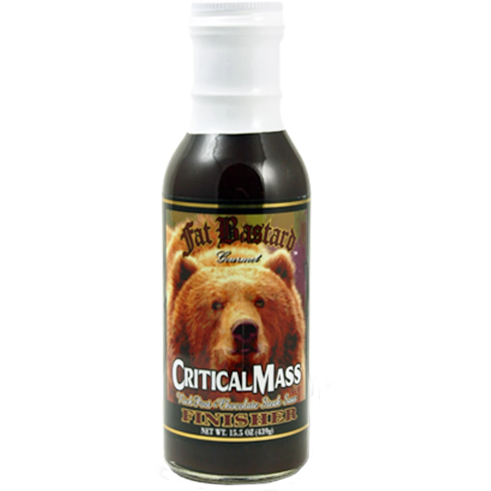 Fat Bastard Critical Mass Finisher Steak Sauce 12 Oz - Bold BBQ Sauce for Grilling, Marinades & Seasoning 1 Fat Bastard Critical Mass Finisher Steak Sauce 12 Oz. BBQ Sauces, Marinades, Condiments & Seasonings