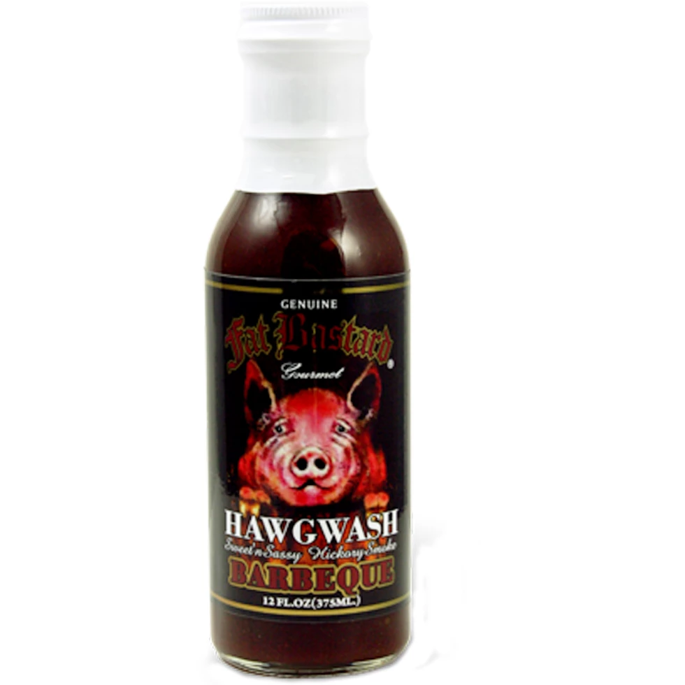 Fat Bastard Hawgwash Hickory Barbeque Sauce - 12 Oz | Bold & Smoky BBQ Sauce for Grilling, Smoking & Marinating 1 BBQ Sauces, Marinades, Condiments & Seasonings Fat Bastard Hawgwash Hickory Barbeque Sauce 12 Oz.