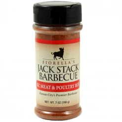Jack Stack BBQ Fiorella's Jack Stack KC Meat & Poultry Rub 7 Oz. BBQ Sauces, Marinades, Condiments & Seasonings