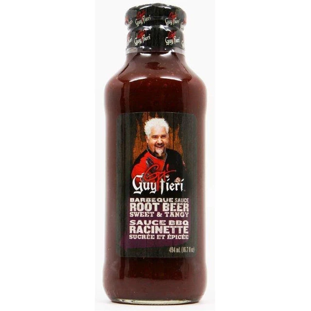 Kehe Guy Fieri Root Beer Barbeque Sauce 19 Oz. Salts - Bold BBQ Seasoning for Grilling & Smoking 1 Kehe Guy Fieri Root Beer Barbeque Sauce 19 Oz. Salts