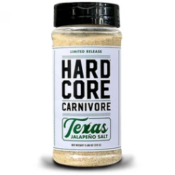 Hard Core Carnivore BBQ Sauces, Marinades, Condiments & Seasonings HardCore Carnivore Texas Jalapeño Salt Seasoning 11 Oz.
