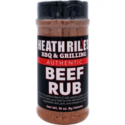 Heath Riles Beef Rub 16 Oz. BBQ Sauces, Marinades, Condiments & Seasonings