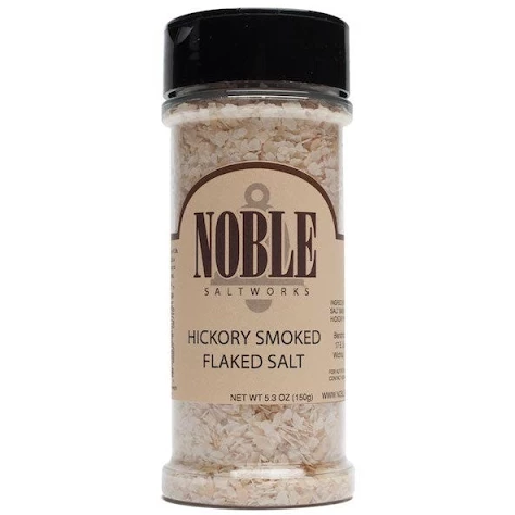 Noble Saltworks Hickory Smoked Salt 5.3 Oz - Premium BBQ Seasoning for Grilling, Smoking & Cooking 1 BBQ Sauces, Marinades, Condiments & Seasonings Noble Saltworks Hickory Smoked Salt 5.3 Oz.