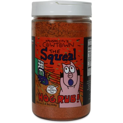 Cowtown Squeal Hog Rub 28.8 Oz - Premium BBQ Seasoning for Smoked Meats, Ribs, and Pork 1 BBQ Sauces, Marinades, Condiments & Seasonings Cowtown Squeal Hog Rub 28.8 Oz.