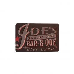 Salts Joe's Kansas City Bar-B-Que Gift Card For Restaurant Use Only