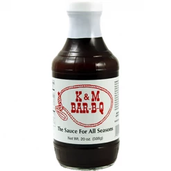 Paris Bros BBQ Sauces, Marinades, Condiments & Seasonings K & M Bar-B-Q Original BBQ Sauce 20 Oz.