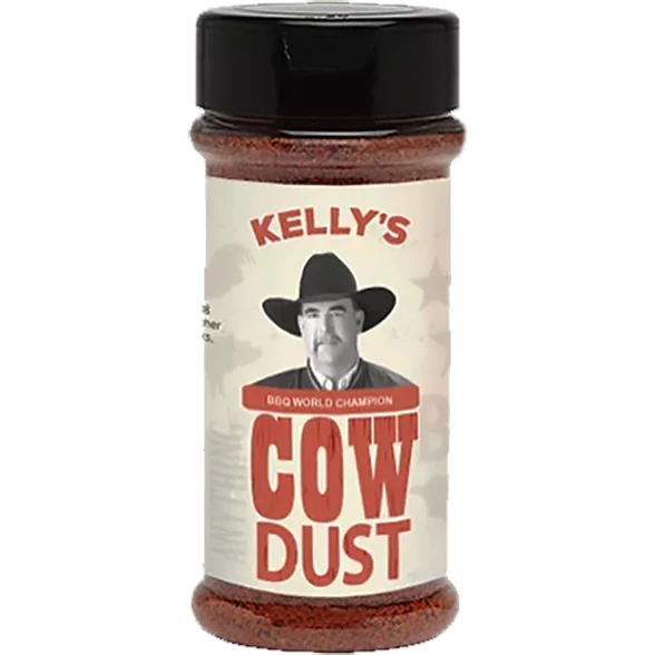 4 Legs Up Kelly's Cow Dust 13.5 Oz - Premium BBQ Rub & Seasoning for Grilling, Smoking, and Roasting 1 4 Legs Up Kelly's Cow Dust 13.5 Oz. BBQ Sauces, Marinades, Condiments & Seasonings