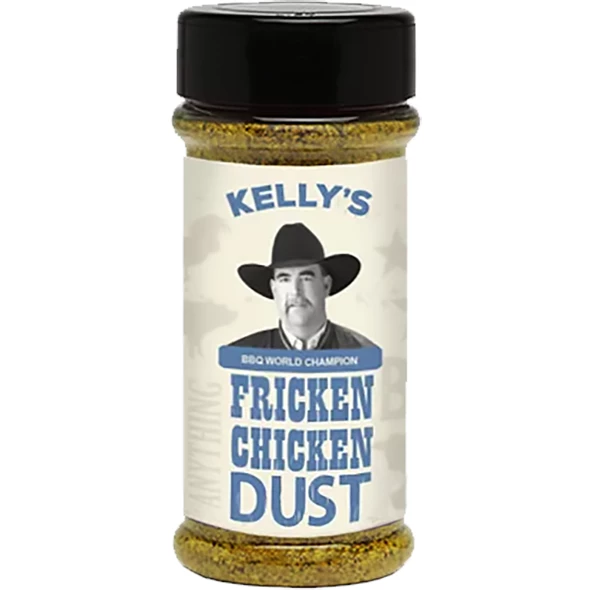 4 Legs Up Kelly's Fricken Chicken Dust BBQ Seasoning - 10.8 Oz | Premium Chicken Rub & Marinade for Grilling, Smoking & Roasting 1 4 Legs Up BBQ Sauces, Marinades, Condiments & Seasonings Kelly's Fricken Chicken Dust 10.8 Oz.