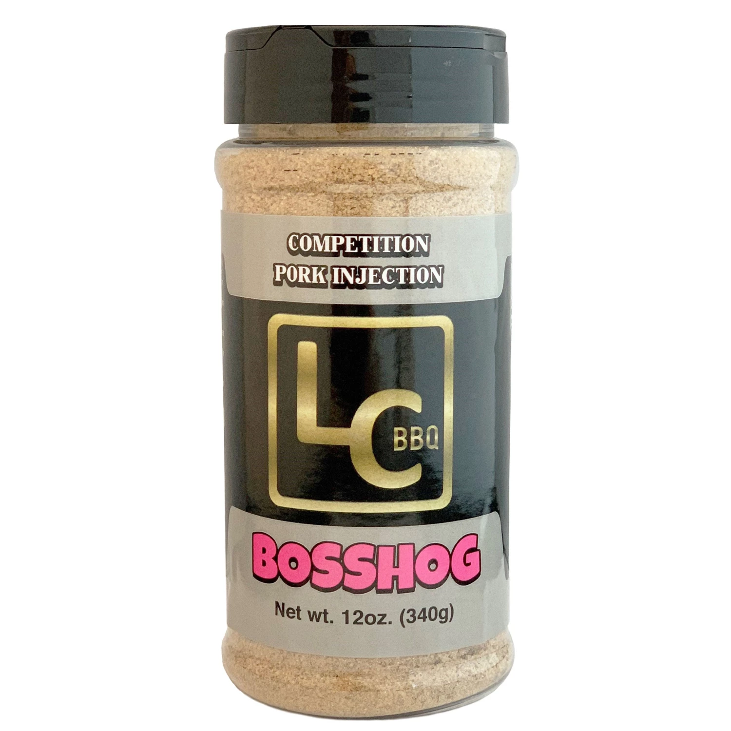 LC BBQ Bosshog Competition Pork Injection 12 Oz - Premium BBQ Marinade for Juicy, Flavorful Pork 1 LC BBQ Bosshog Competition Pork Injection 12 Oz.