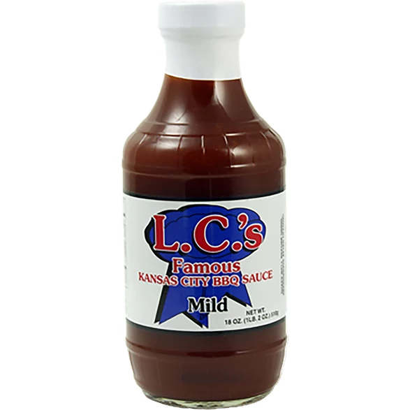 L.C.'s Famous Kansas City Mild Barbecue Sauce - 18 Oz | Authentic BBQ Flavor 1 L.C.'s BBQ L.C.'s Famous Kansas City Mild Barbecue Sauce 18 Oz.