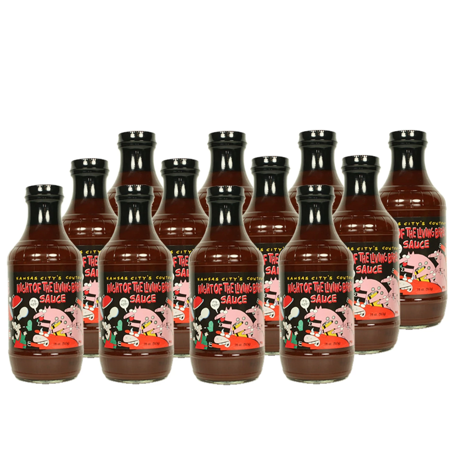 Cowtown Night Of The Living Bar-B-Q Sauce 18 Oz. - Case Of 12 | Bold BBQ Sauce, Marinades & Seasonings 1 Cowtown Night Of The Living Bar-B-Q Sauce 18 Oz. - Case Of 12 BBQ Sauces, Marinades, Condiments & Seasonings