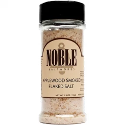 Noble Saltworks Applewood Smoked Salt 5.3 Oz. BBQ Sauces, Marinades, Condiments & Seasonings