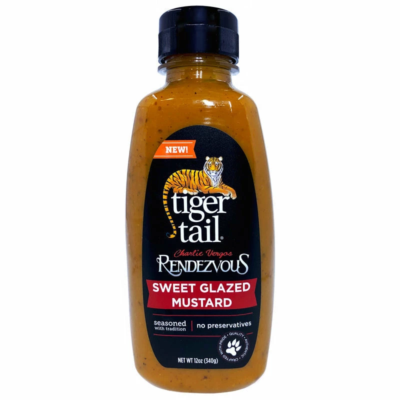 Rendezvous Sweet Glazed Mustard BBQ Sauce - 12 Oz | Premium BBQ Glaze & Marinade 1 BBQ Sauces, Marinades, Condiments & Seasonings Rendezvous Sweet Glazed Mustard 12 Oz.