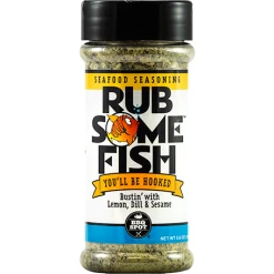 Old World Spices Rub Some Fish Seafood Seasoning 5.5 Oz. BBQ Sauces, Marinades, Condiments & Seasonings