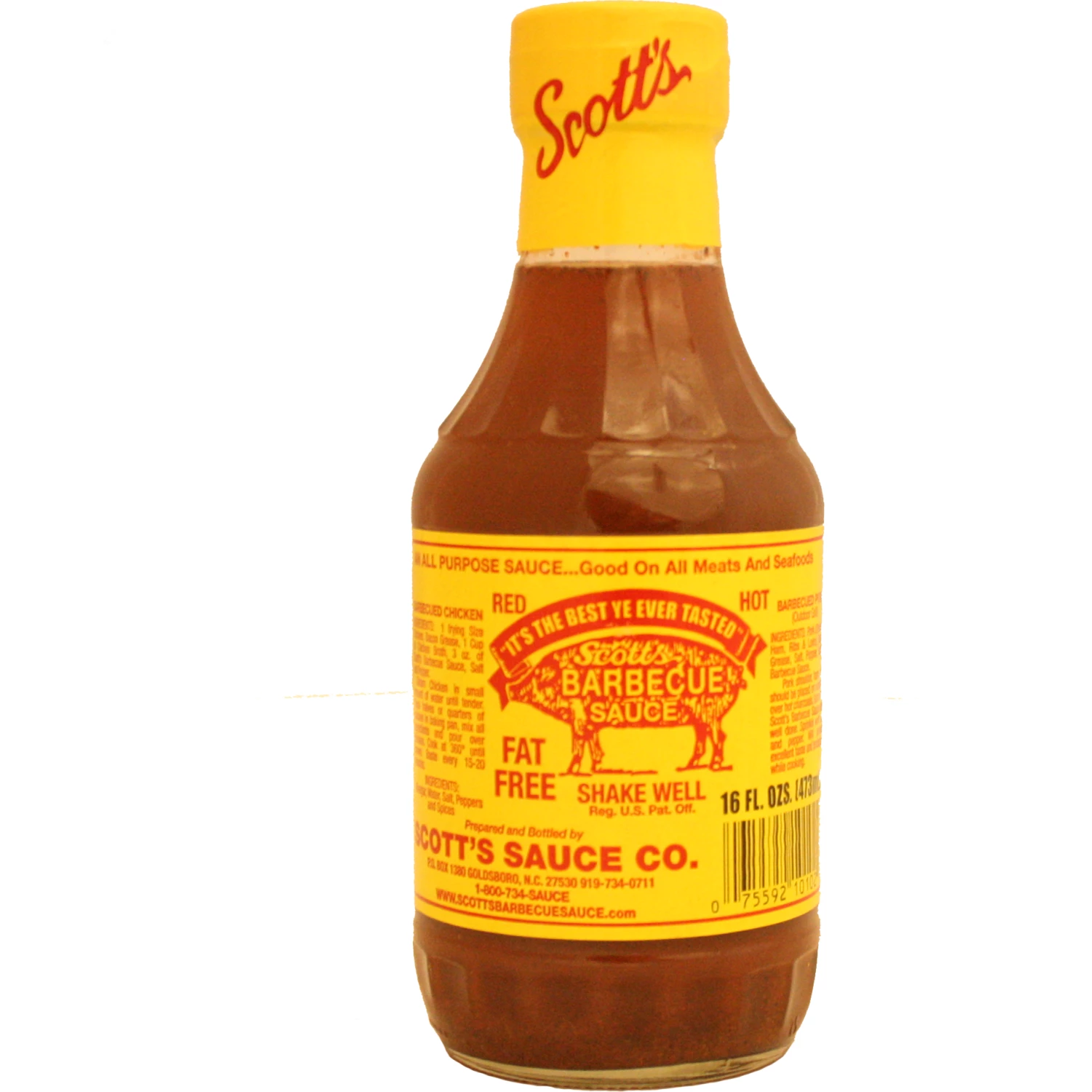 B&B Pecan Scott's Barbecue Sauce - 16 Oz | Rich & Smoky BBQ Sauce for Grilling, Smoking, and Dipping 1 B&B Pecan Scott's Barbecue Sauce 16 Oz.