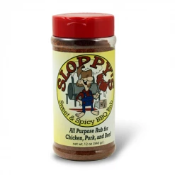 Sloppy's Sweet & Spicy BBQ Rub 12 Oz. BBQ Sauces, Marinades, Condiments & Seasonings