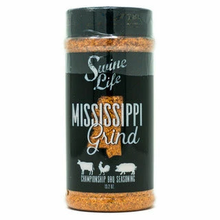 How To BBQ Right Swine Life Mississippi Grind Rub 16 Oz - Premium BBQ Seasoning for Grilling, Smoking & Roasting 1 How To BBQ Right Swine Life Mississippi Grind Rub 16 Oz. BBQ Sauces, Marinades, Condiments & Seasonings
