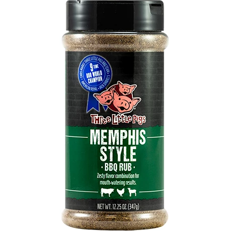 Old World Spices Three Little Pigs Memphis Style BBQ Rub - 12.25 Oz | Authentic BBQ Seasoning for Grilling, Smoking & Roasting 1 Old World Spices Three Little Pigs Memphis Style BBQ Rub 12.25 Oz.