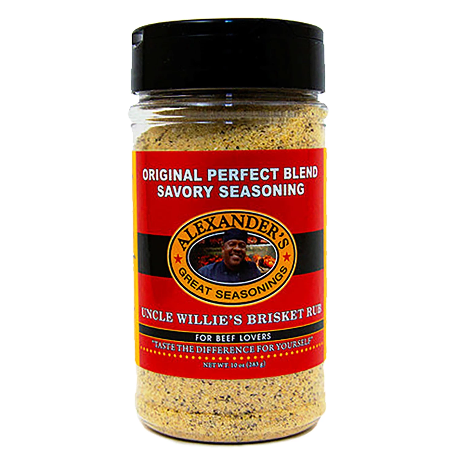 Alexander's Great Seasonings Uncle Willie's Brisket Rub - 10 Oz | Premium BBQ Rub for Smoked Meats, Grilled Steaks & More 1 BBQ Sauces, Marinades, Condiments & Seasonings Alexander's Great Seasonings Uncle Willie's Brisket Rub 10 Oz.