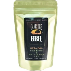Oakridge Venison & Wild Game Rub 6 Oz. BBQ Sauces, Marinades, Condiments & Seasonings