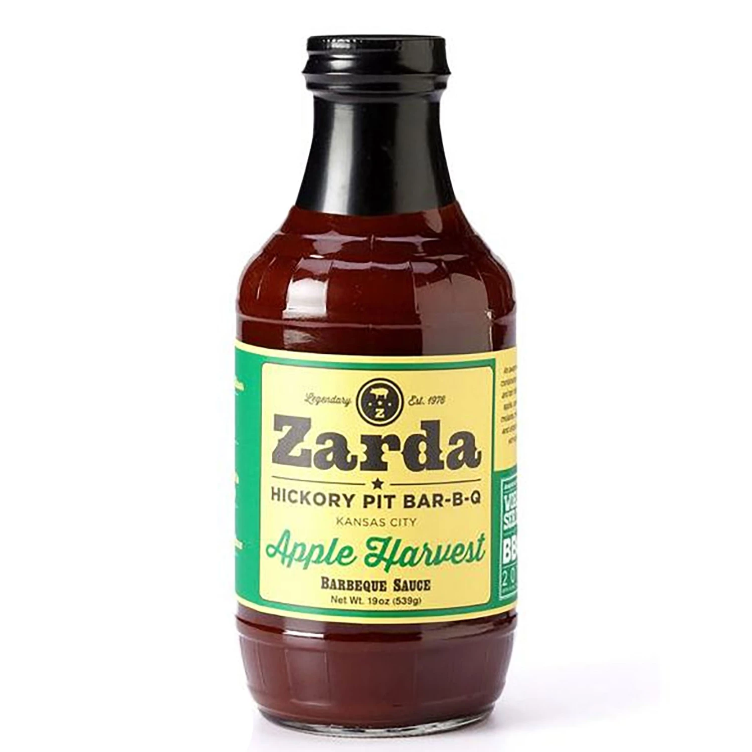 Hayward's Bar-B-Que Zarda Apple Harvest Barbeque Sauce - 18 Oz | Sweet & Tangy BBQ Sauce for Grilling, Smoking, and Dipping 1 Hayward's Bar-B-Que Zarda Apple Harvest Barbeque Sauce 18 Oz.
