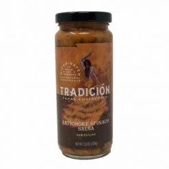 Spicin' Foods BBQ Sauces, Marinades, Condiments & Seasonings TRADICIÓN Artichoke Spinach Salsa 11.75 Oz.