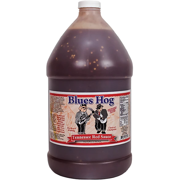 Blues Hog Tennessee Red Sauce - 1 Gallon | Premium BBQ Sauce, Marinade & Condiment 1 Blues Hog Tennessee Red Sauce 1 Gallon BBQ Sauces, Marinades, Condiments & Seasonings