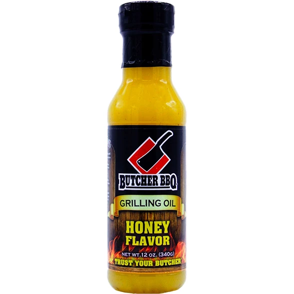 Butcher BBQ Honey Grilling Oil 12 Oz - Premium BBQ Marinade & Injection for Grilling, Smoking, and Roasting 1 BBQ Marinades, Brines & Injections Butcher BBQ Honey Grilling Oil 12 Oz.
