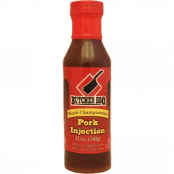 BBQ Sauces, Marinades, Condiments & Seasonings Butcher BBQ Pork Injection 12 Oz.