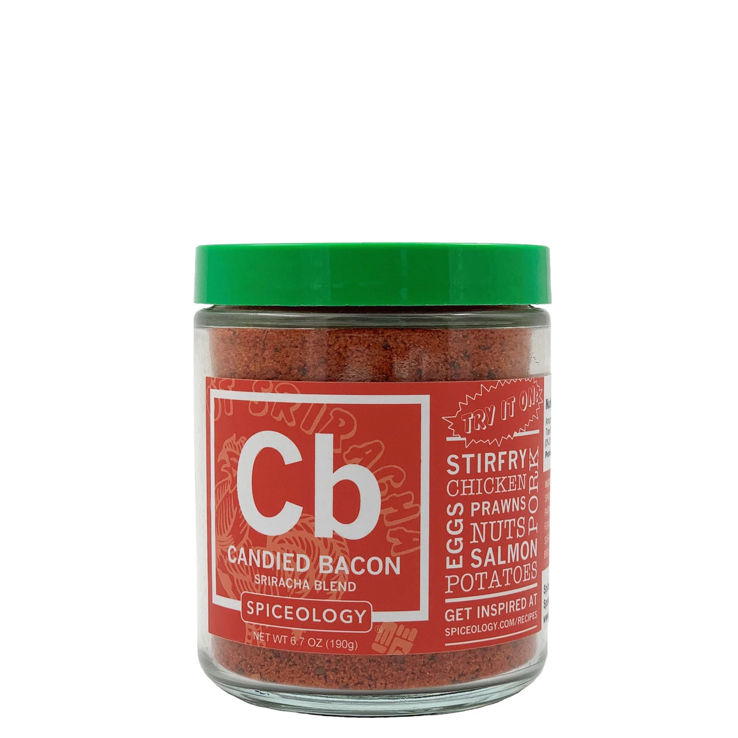 Spiceology Candied Bacon Sriracha Rub - 6.7 Oz | Sweet & Spicy BBQ Seasoning for Grilling, Smoking & Roasting 1 BBQ Sauces, Marinades, Condiments & Seasonings Spiceology Candied Bacon Sriracha Rub 6.7 Oz.